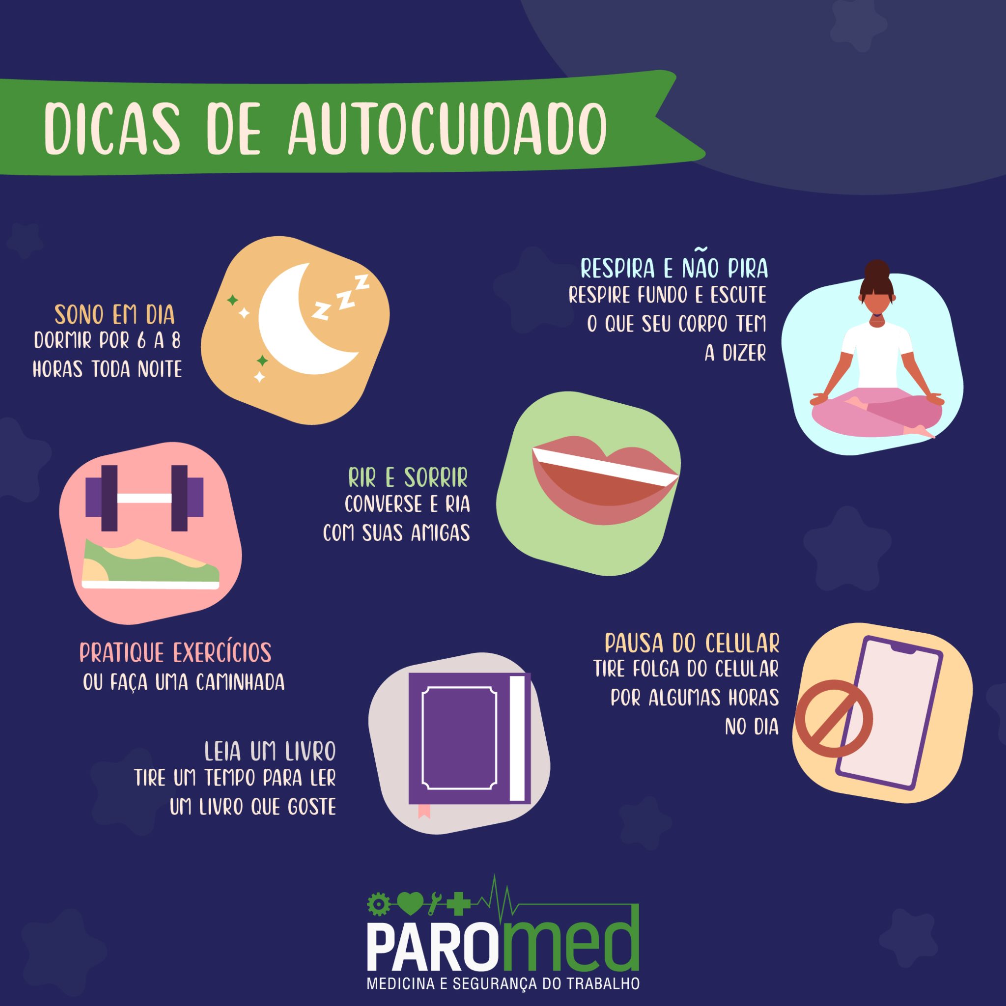 Autocuidado Feminino - Paromed Medicina e Segurança do Trabalho